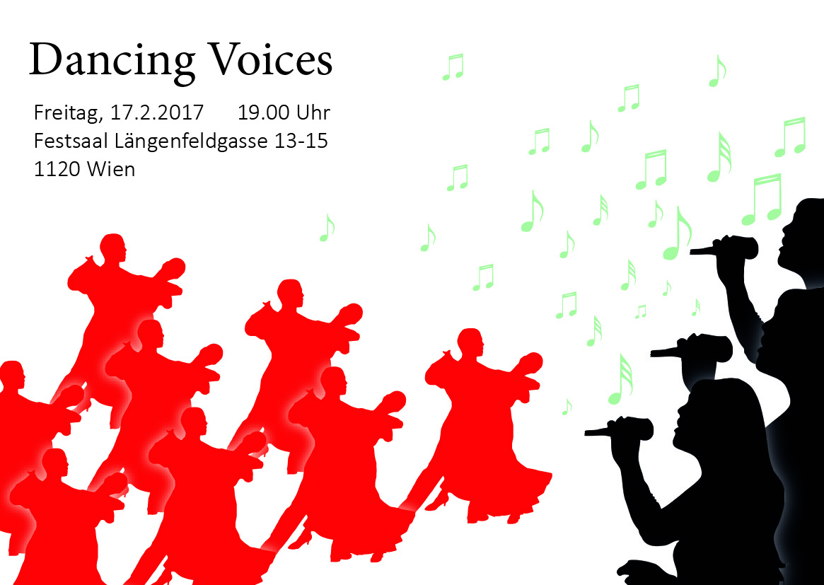 „Dancing Voices“ Die Standard-Formation des Tanzstudios Apollo21 und der Landesjugendchor Wien entführen Sie zu einem Abend voller Tanz und Musik!